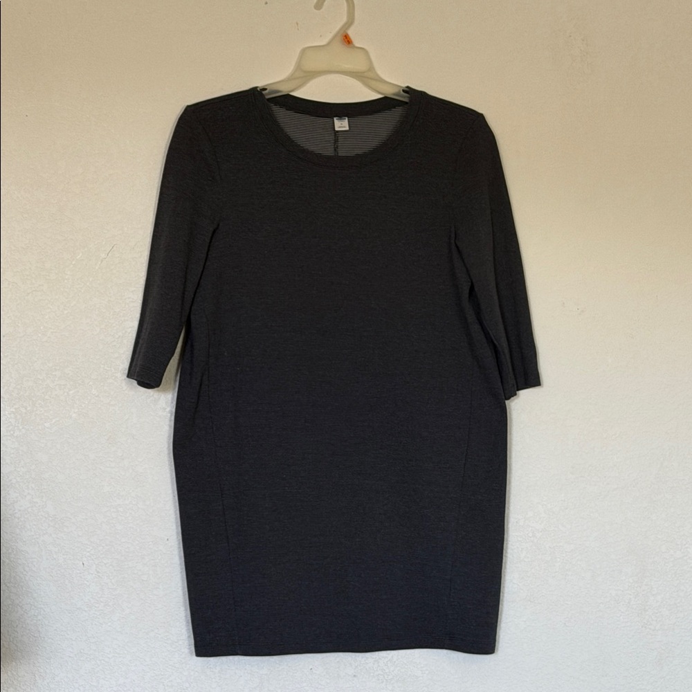 Old Navy Black Midi Sheath Dress